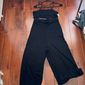 Free people Black Two Piece Set